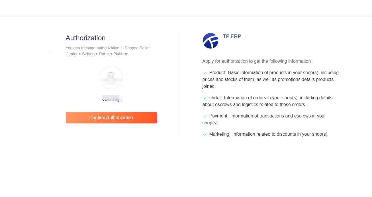 如何授权ShopeeBR店铺