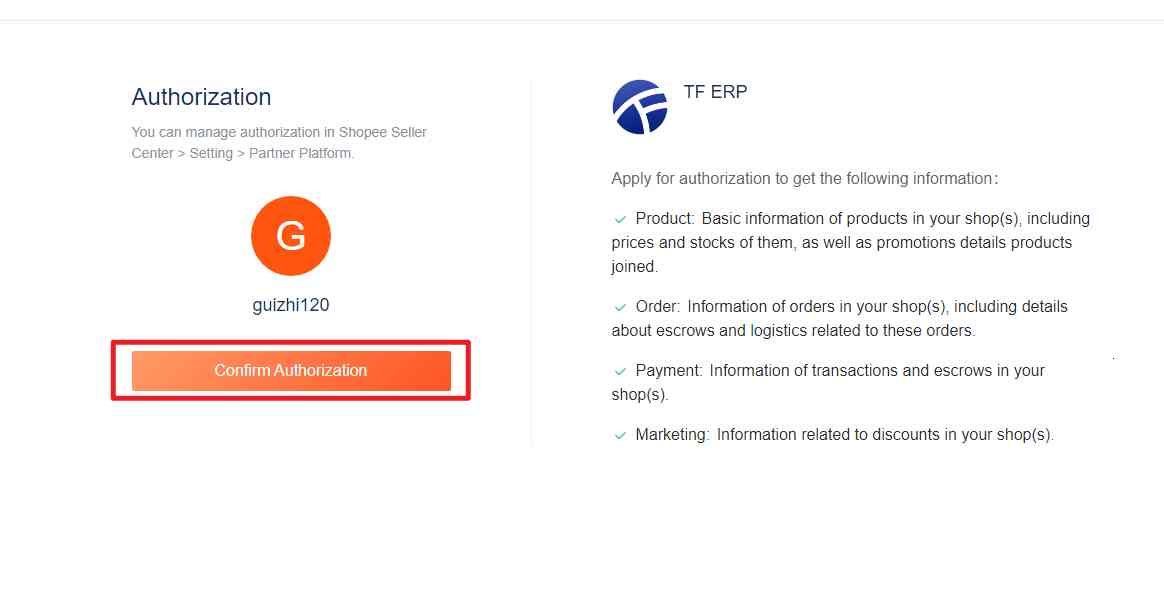 如何连接授权SHOPEE店铺