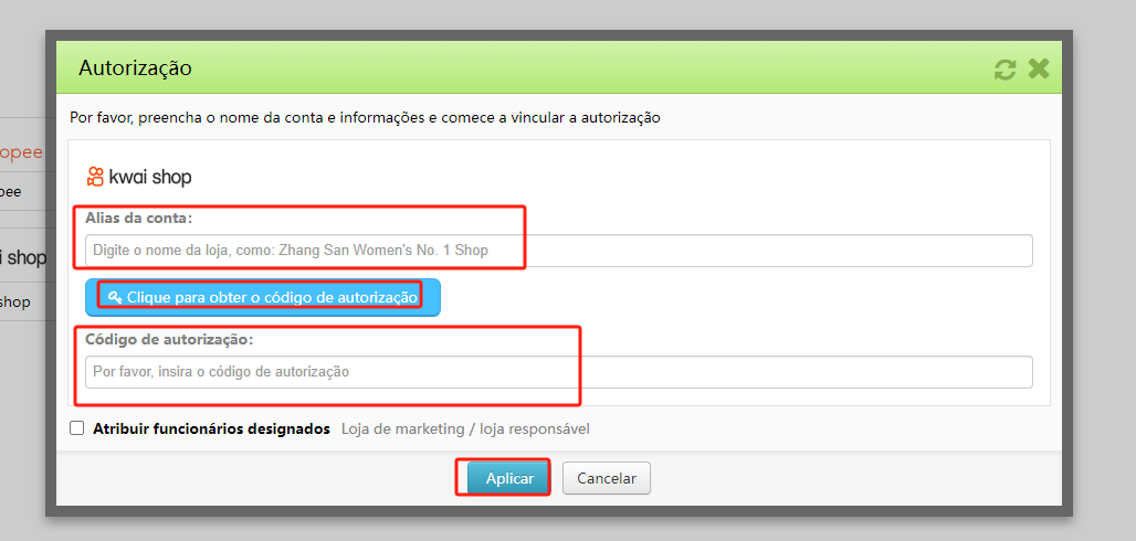 Como Integrar KWAI Shop