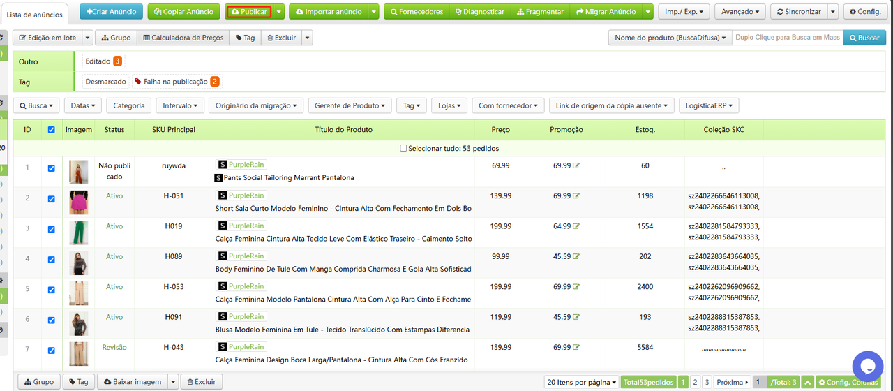 Modificação Rápida do Valor de Desconto do Produto da SHEIN