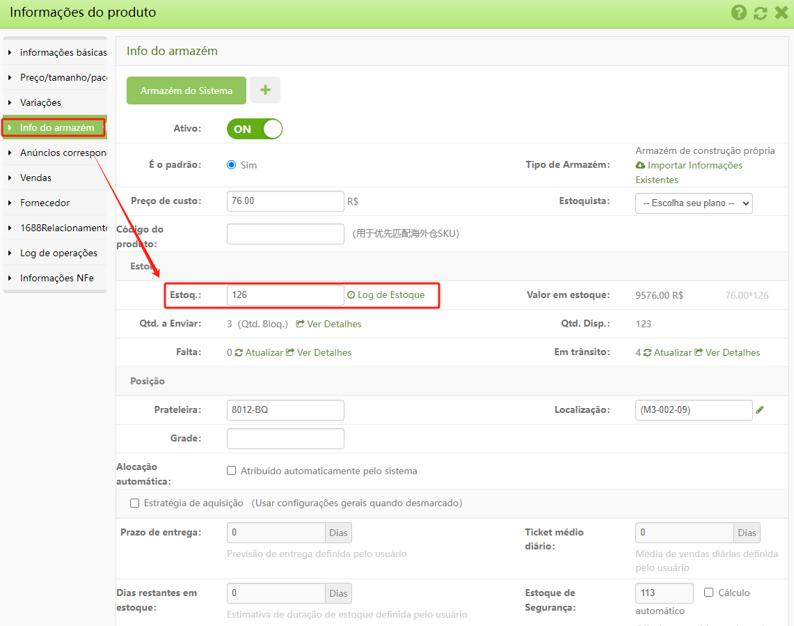 Sincronização de estoque em tempo Real Sincronização de estoque em tempo Real