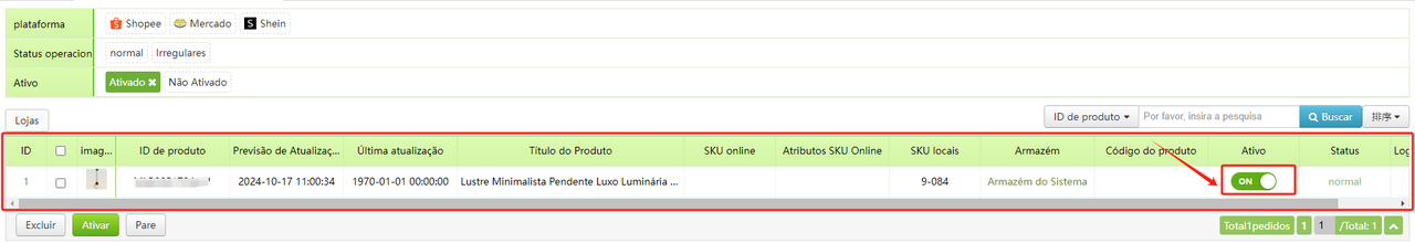 Sincronização de estoque em tempo Real Sincronização de estoque em tempo Real