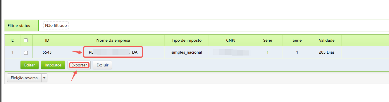 Como Exportar XML 
