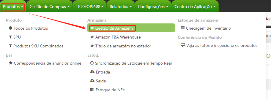 Gestão de Armazém e Prateleiras Gestão de Armazém e Prateleiras