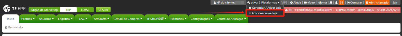 Integração Shopify