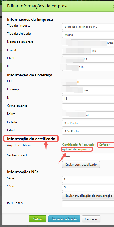 Como atualizar certificado A1