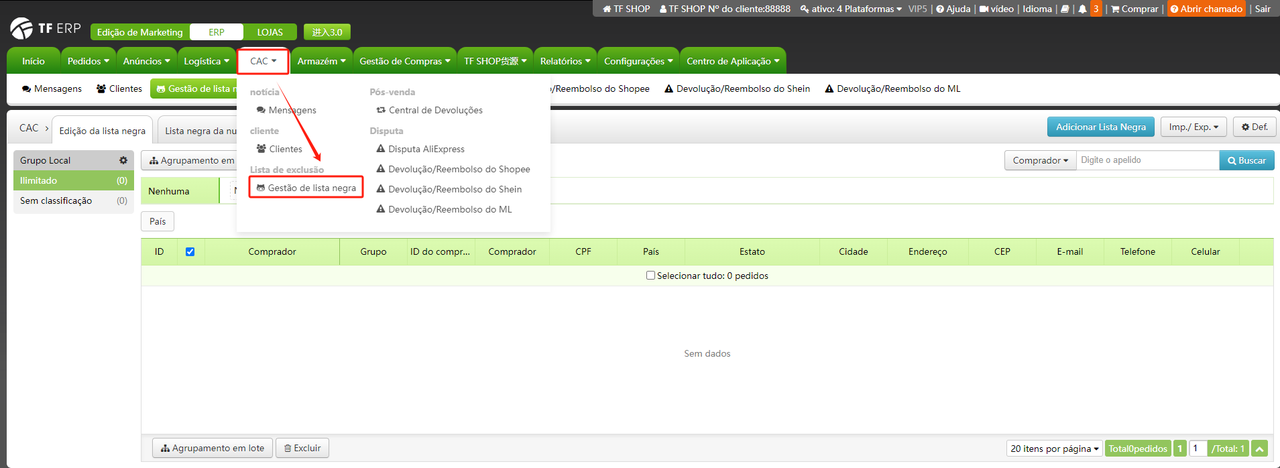 Como usar o <a href='/help/60ad035d6945a5abb049d117.html' title='gerenciamento' target='_blank'>gerenciamento</a> de lista negra Como usar o gerenciamento de lista negra