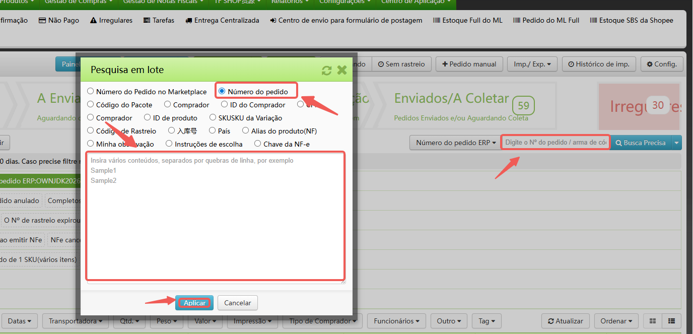 Erro de impressão - Ajuste de emparelhamento