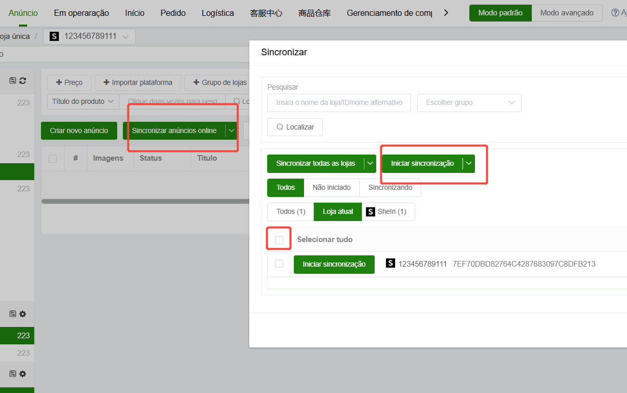 Como sincronizar links na nova versão de publicação do TFERP?